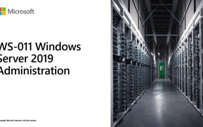 WS-011 – Windows Server 2019 Administration (WS-011T00)