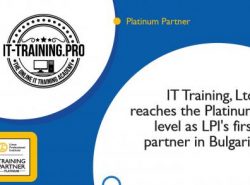 IT Training, Ltd. reaches the Platinum level as LPI’s first partner in Bulgaria